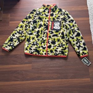 Black History month, Men’s, XS, green, black, & white, jacket, NWT